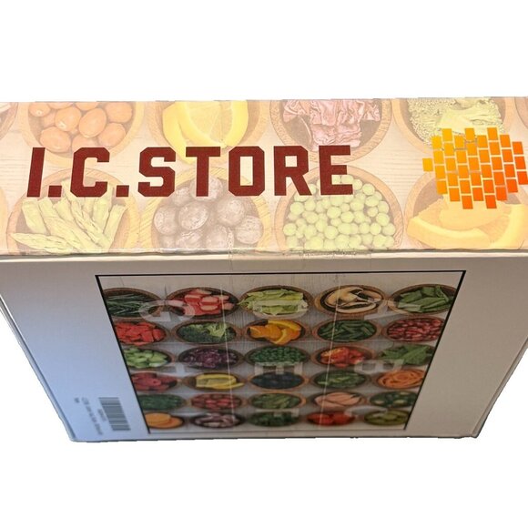 I.C. Store 1000 piece Jigsaw Puzzle Colorful chopped fruits veggies SEALED NEW - Picture 4 of 6